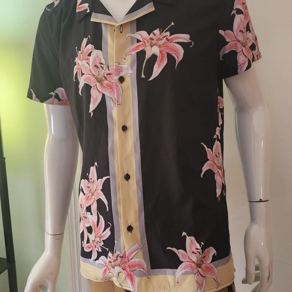 Nova floral mens shirt